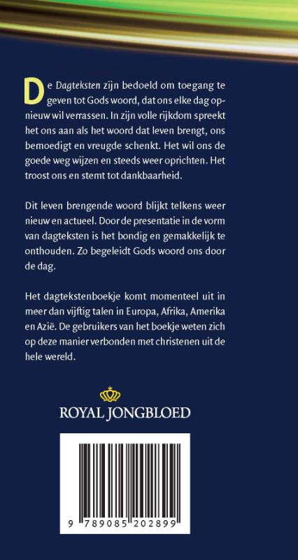 Achterkant van 2018