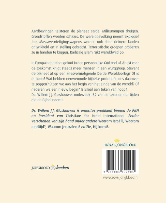 Achterkant van De tekenen der tijden
