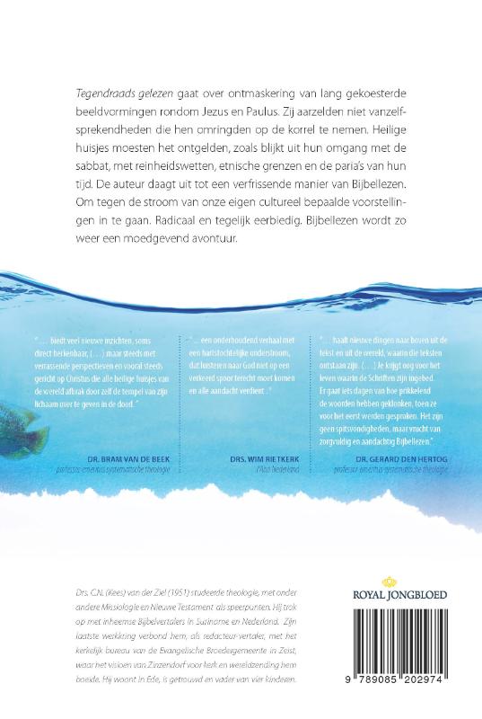 Achterkant van Tegendraads gelezen