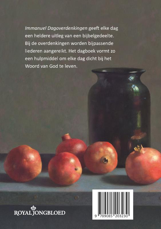 Achterkant van Immanuel dagoverdenkingen 2020