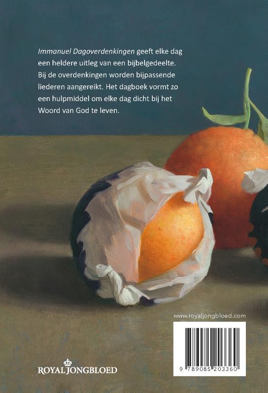 Achterkant van Immanuel dagoverdenkingen 2022