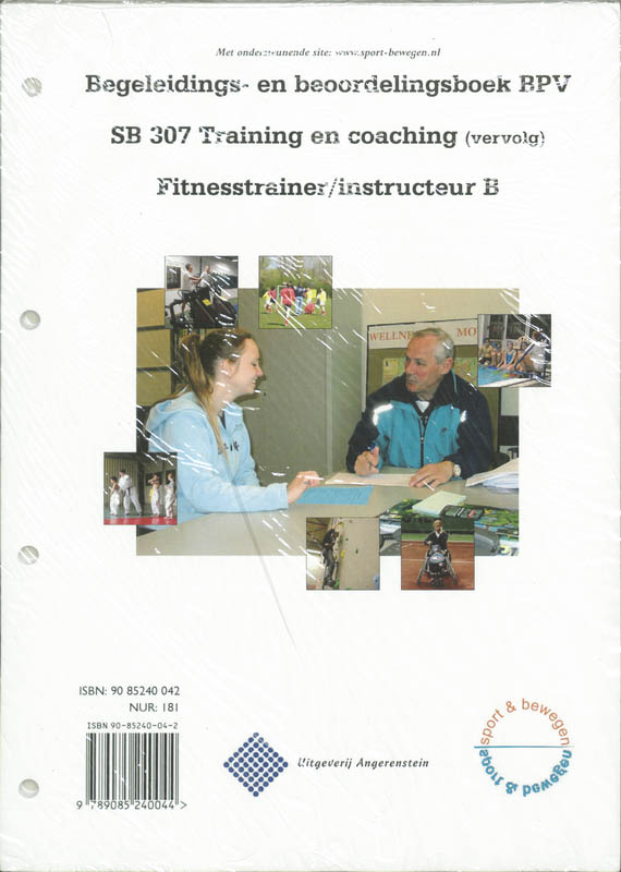 Achterkant van SB 307 Training en coaching