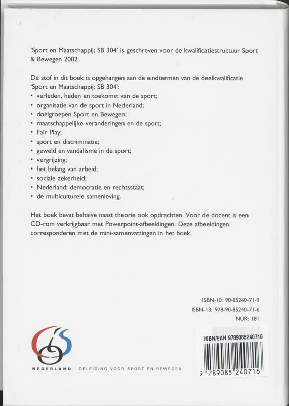 Achterkant van SB 304