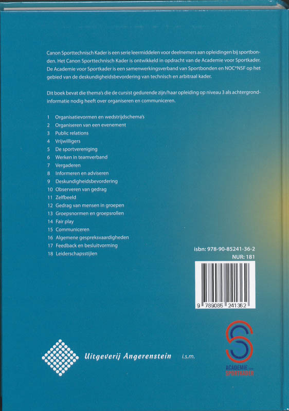 Achterkant van niveau 3