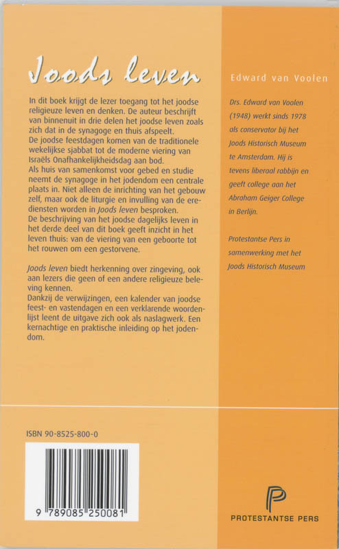 Achterkant van Joods leven