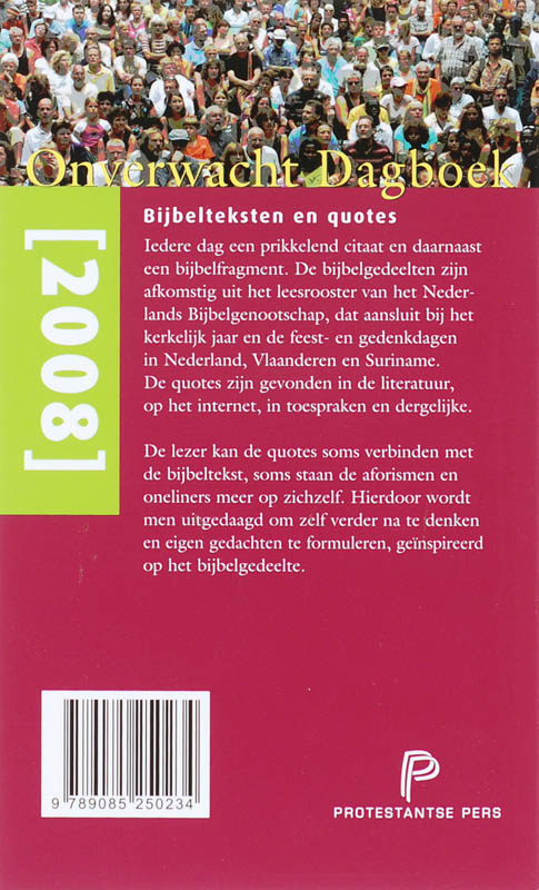 Achterkant van 2008