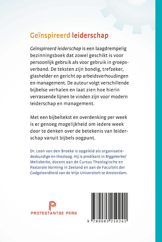 Achterkant van Geinspireerd leiderschap