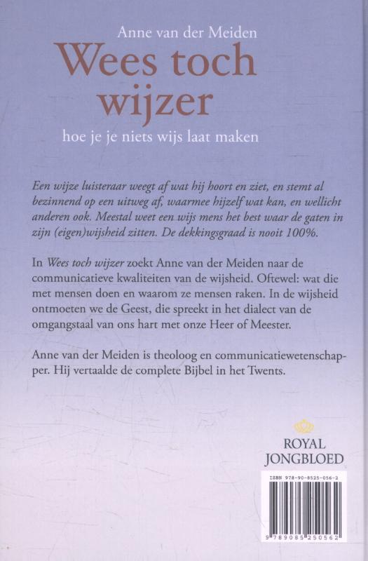 Achterkant van Wees toch wijzer