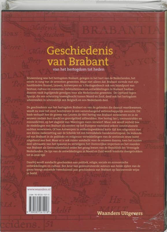 Achterkant van Geschiedenis van Brabant