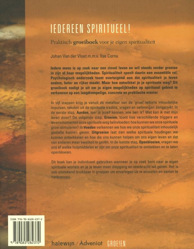 Achterkant van Iedereen spiritueel!