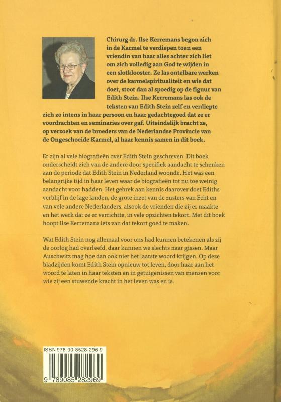 Achterkant van Edith Stein