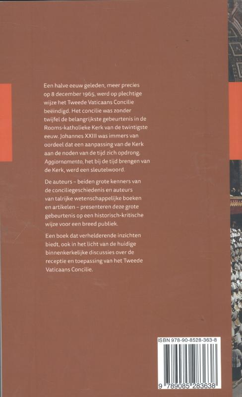 Achterkant van Het Concilie Vaticanum II