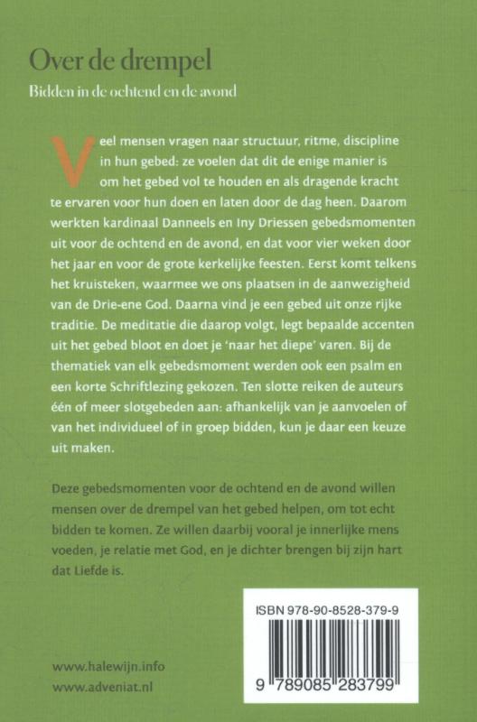 Achterkant van Over de drempel