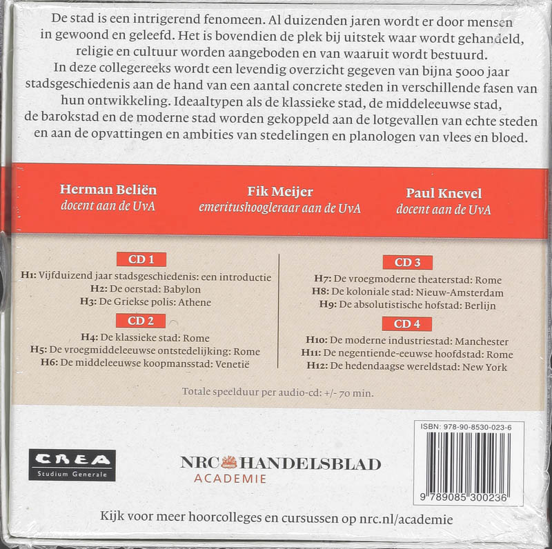 Achterkant van Van Babylon tot New York