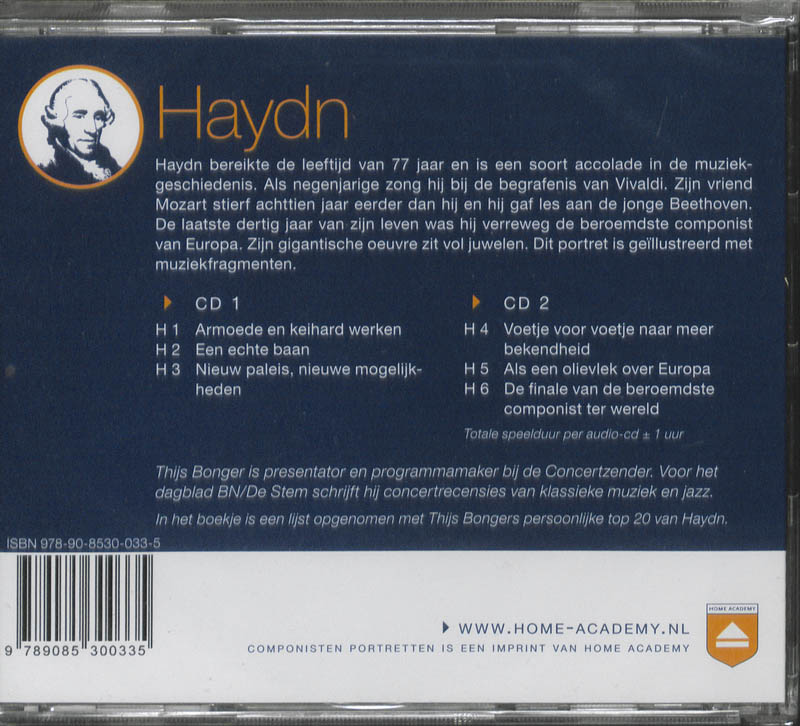 Achterkant van Haydn