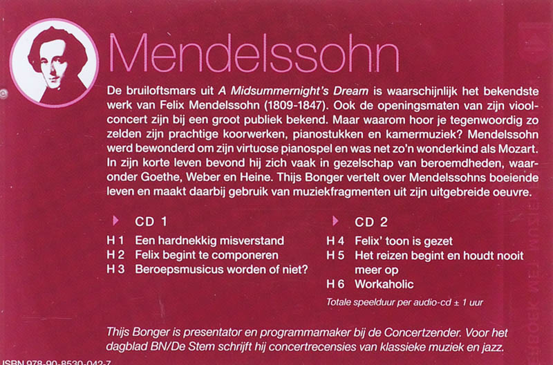 Achterkant van Mendelssohn