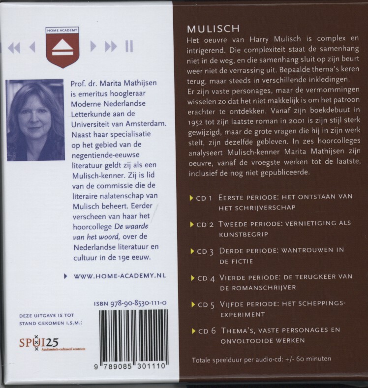 Achterkant van Mulisch