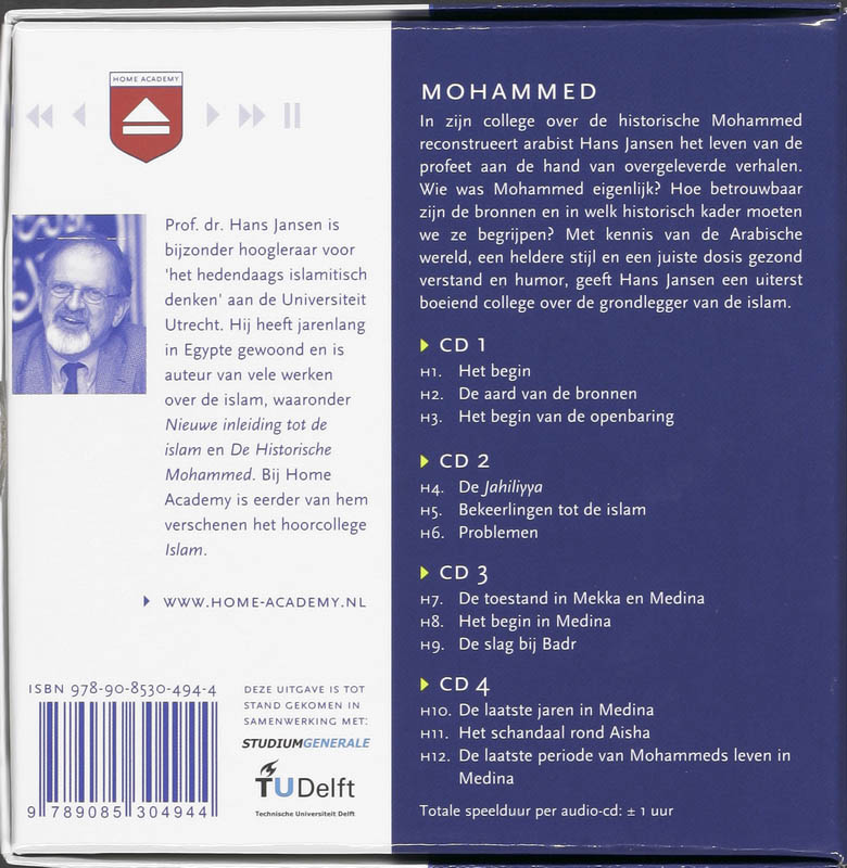 Achterkant van Mohammed