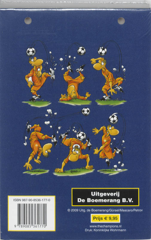 Achterkant van scheurkalender 2010