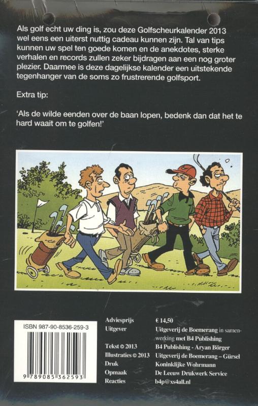Achterkant van 2013