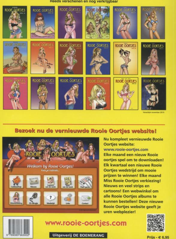 Achterkant van Rooie oortjes