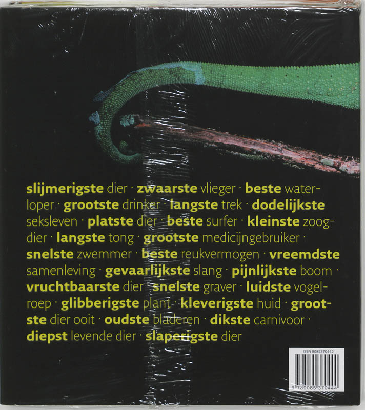 Achterkant van Extreme natuur