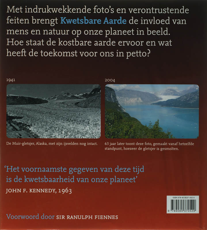 Achterkant van Kwetsbare aarde