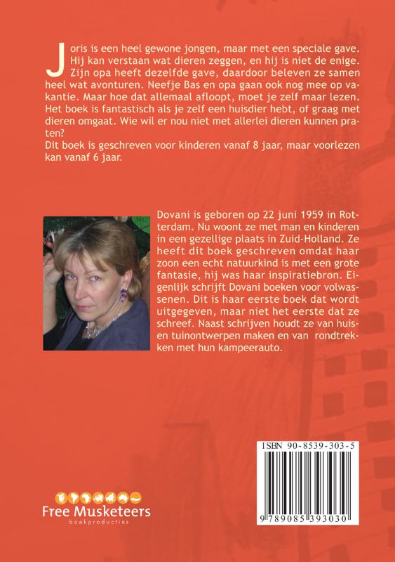 Achterkant van Joris & Joris op vakantie