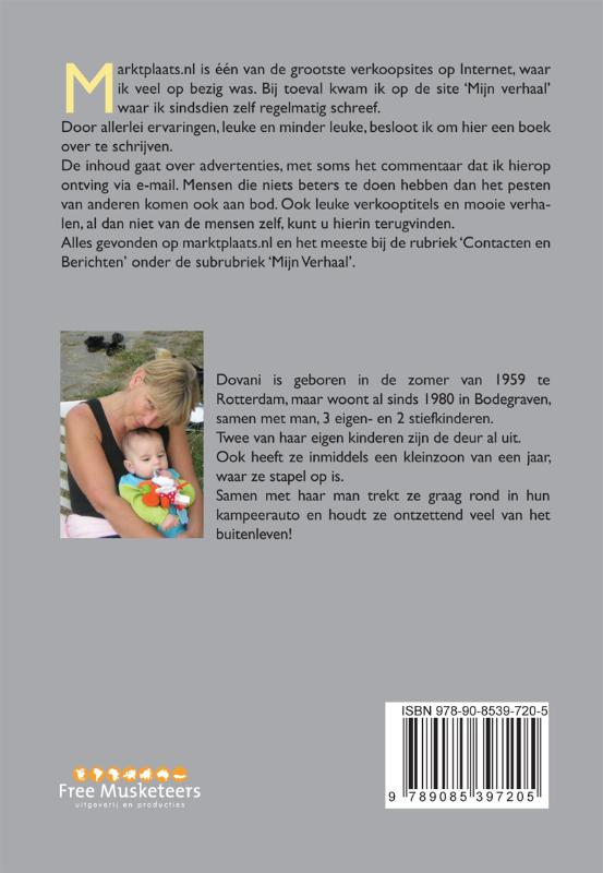 Achterkant van Mijn ervaringen op MARKTPLAATS.NL - Dé verkoopsite van Nederland!