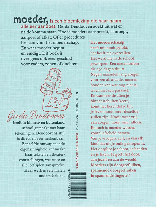 Achterkant van Moeder