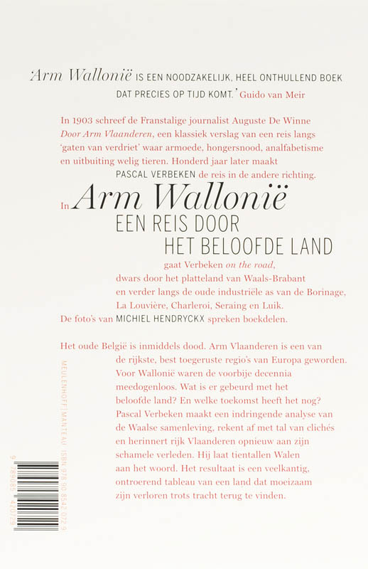 Achterkant van Arm Wallonië