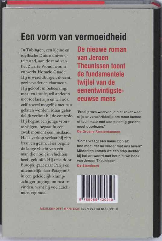 Achterkant van Een vorm van vermoeidheid