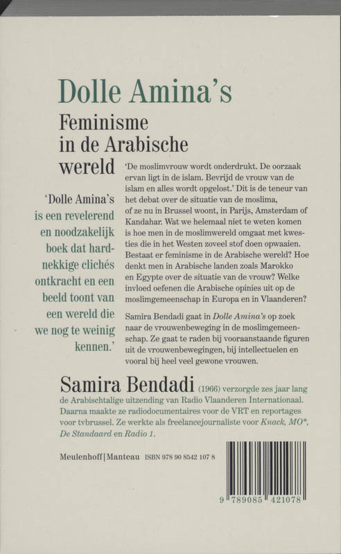 Achterkant van Dolle Amina's