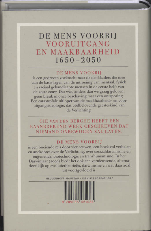 Achterkant van De mens voorbij