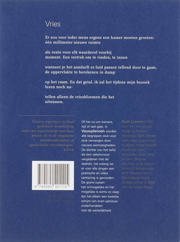 Achterkant van Vouwplannen