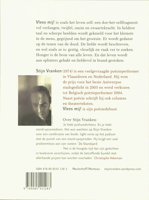 Achterkant van Vlees mij!