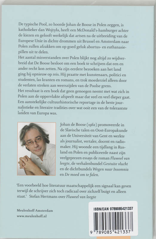 Achterkant van Alle dromen van de wereld