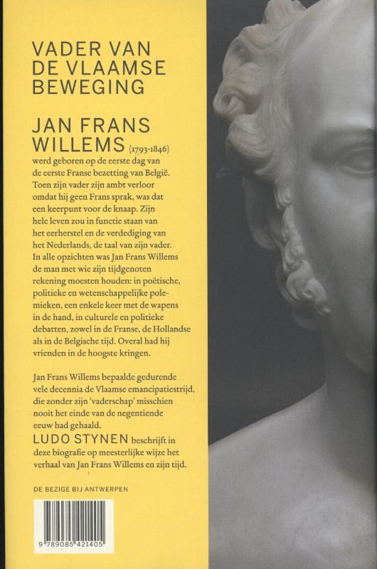 Achterkant van Jan Frans Willems