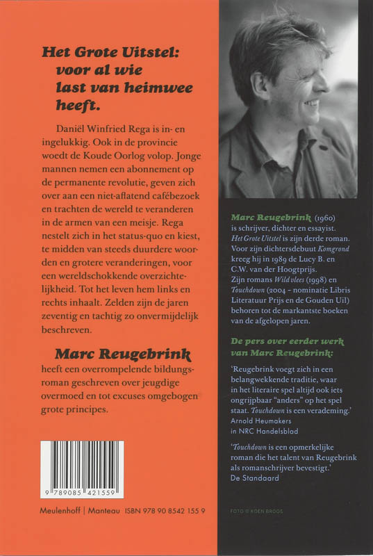 Achterkant van Het grote uitstel
