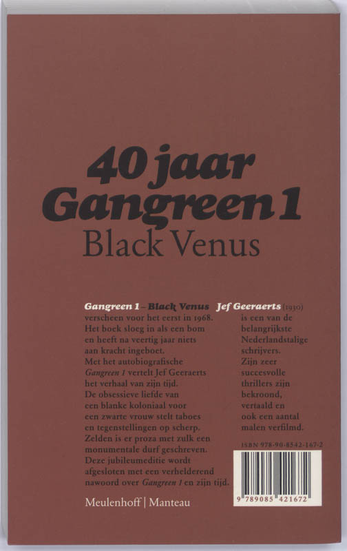 Achterkant van 1 Black Venus