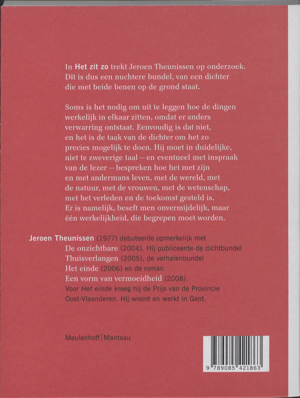 Achterkant van Het zit zo