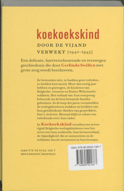 Achterkant van Koekoekskind
