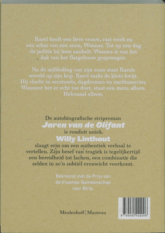 Achterkant van Jaren van de olifant