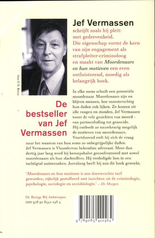 Achterkant van Moordenaars en hun motieven