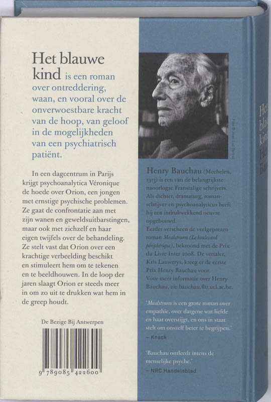 Achterkant van Het blauwe kind