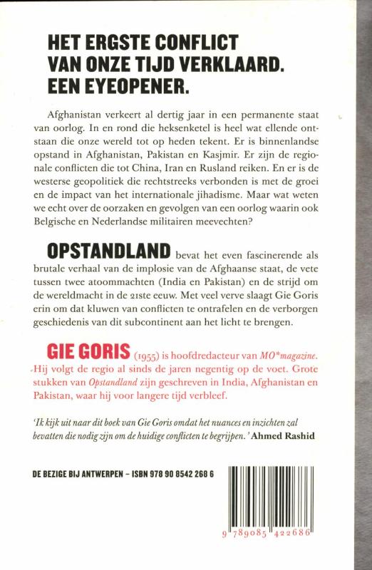 Achterkant van Opstandland