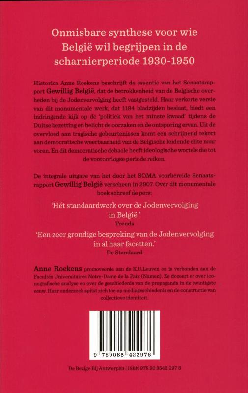 Achterkant van Gewillig Belgie