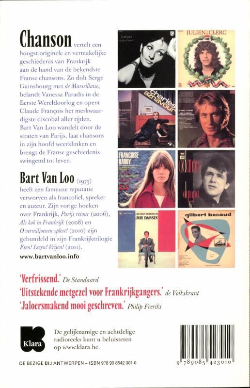 Achterkant van Chanson
