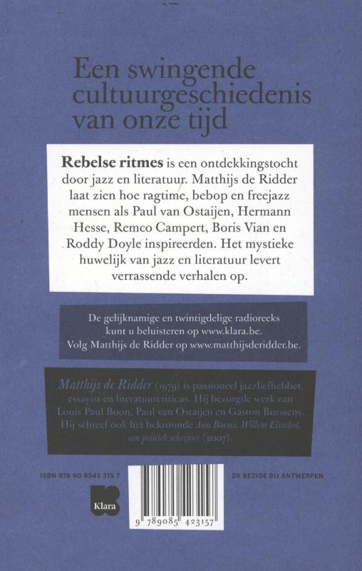 Achterkant van Rebelse ritmes