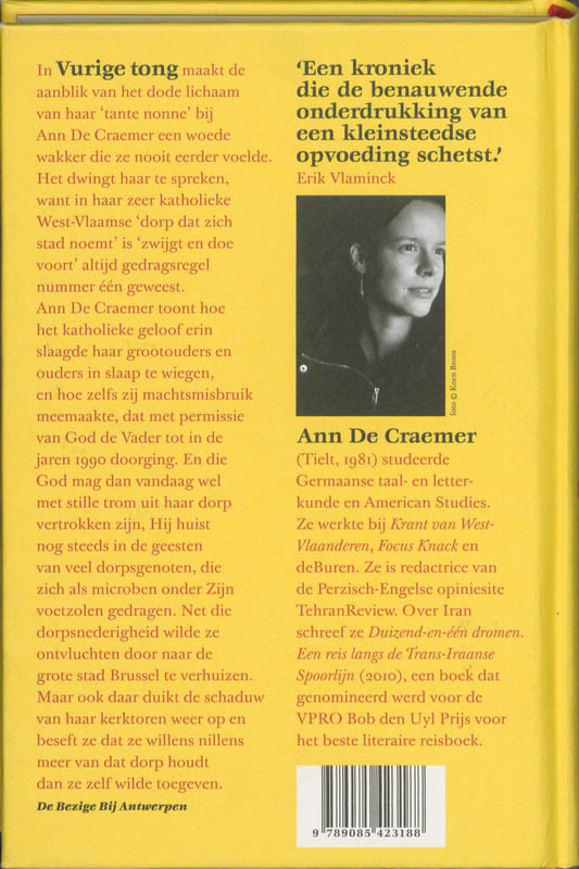 Achterkant van Vurige tong